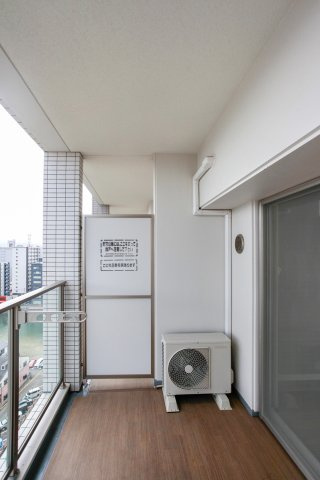 サヴォイ博多スーペリア　14階のバルコニー|現状優先になります。