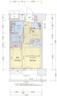 【間取り】 | プレリス阿波座Ｂｌｏｏｍ