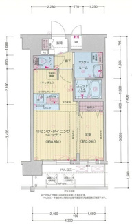 【間取り】 | プレリス阿波座Ｂｌｏｏｍ