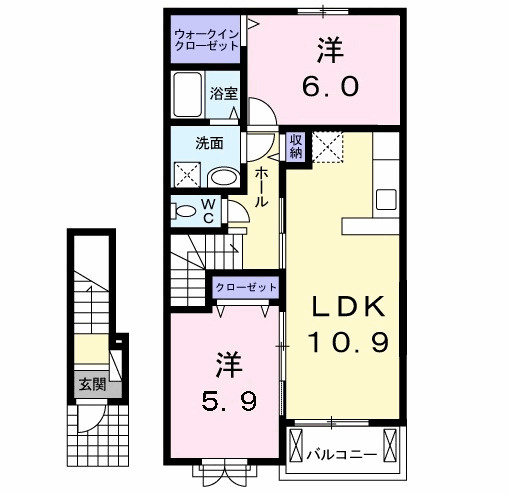 【間取り】 | ヴィラ・立川
