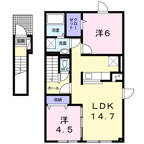 ティアモの間取り