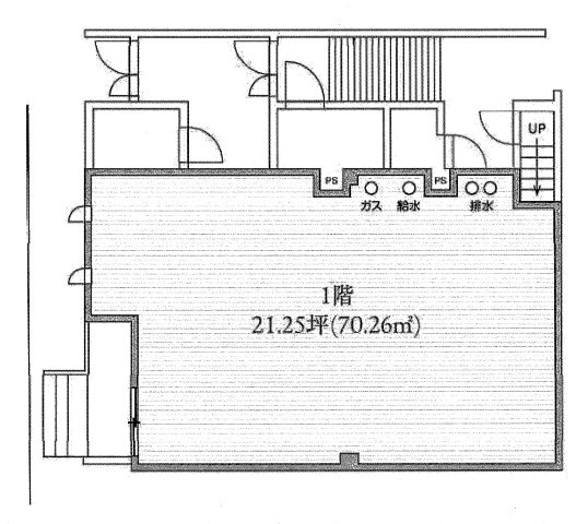 江東区大島７丁目の店舗一部の間取り