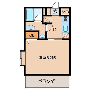 【間取り】 | ラシュール・イン天神