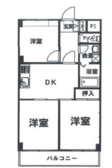 ブルームライフ市川の間取り
