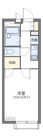 レオパレスＴＫ　ｏｎｅの間取り