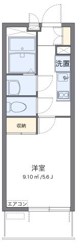 レオパレスＳＨＩＢＩＲＡＫＩの間取り