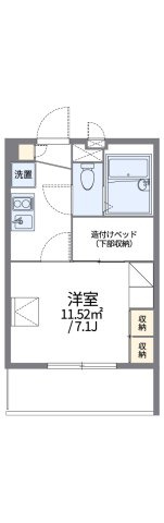 レオパレスルミエール０７の間取り