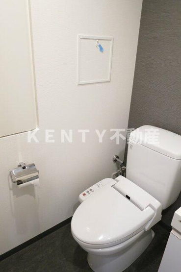 【トイレ】 | プライムアーバン長原上池台 | 落ち着いたトイレです