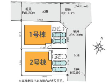 ケイアイグレイス／合志市幾久富1期／１号棟の区画図