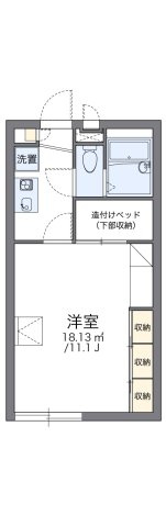 レオパレスヒロの間取り
