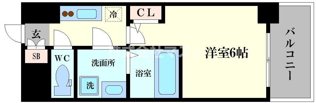 エスリード大阪リブレの間取り