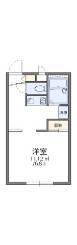 レオパレスシャルマンの間取り|代表的な間取のため実際の間取とは異なる場合があります