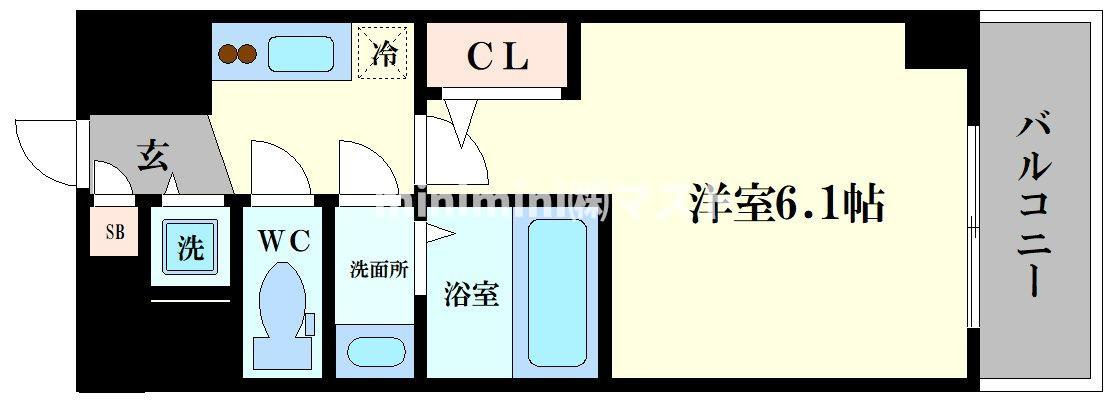 エスリード大阪リエートの間取り