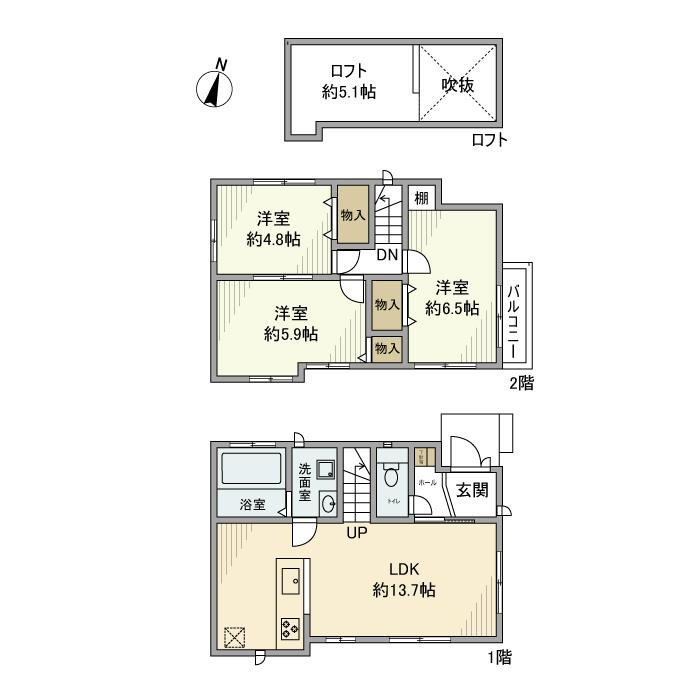 久が原戸建の間取り