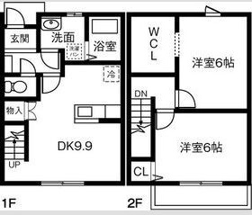 DREAM RESIDENCE 若松町A　　刈谷市近郊の賃貸はクラスホーム刈谷店の間取り