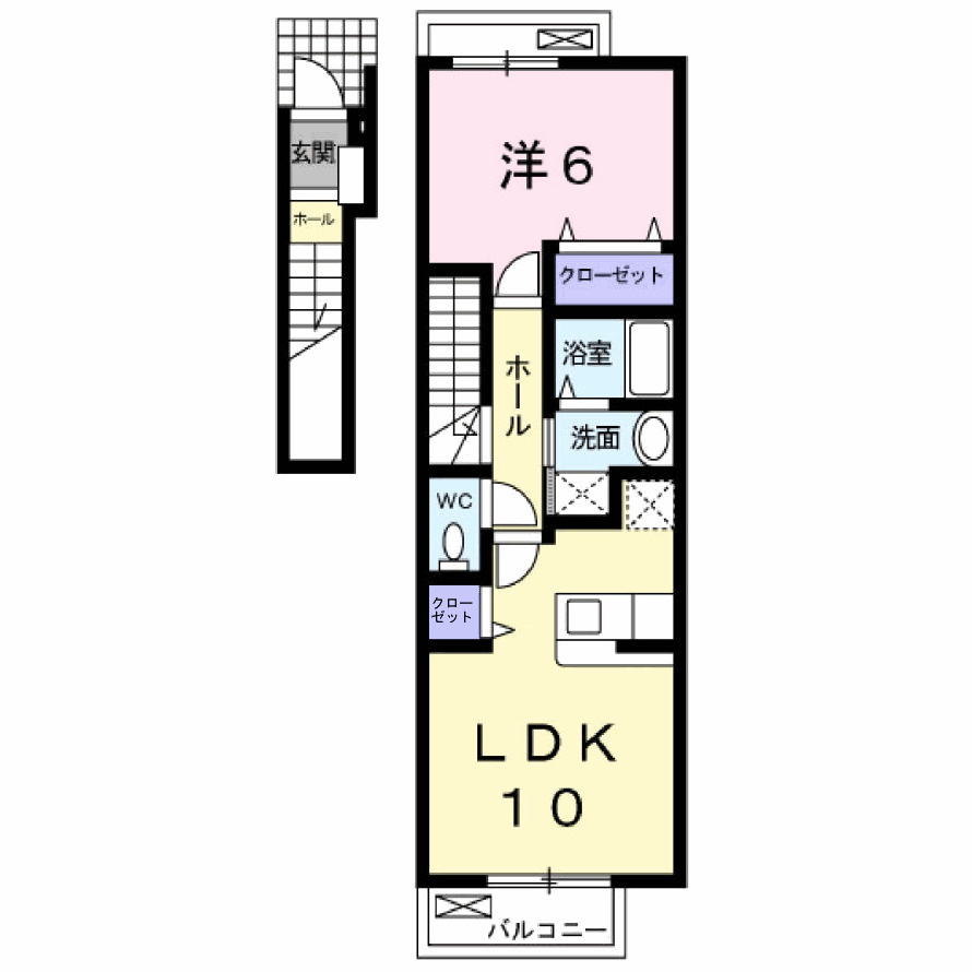 Ｌｉｂｒａ　ｈｏｕｓｅ　Ⅰの間取り