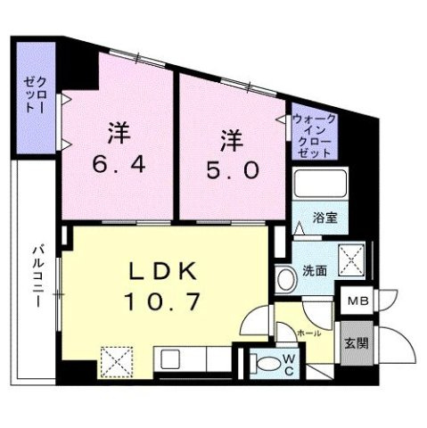 シエスタ　キーの間取り