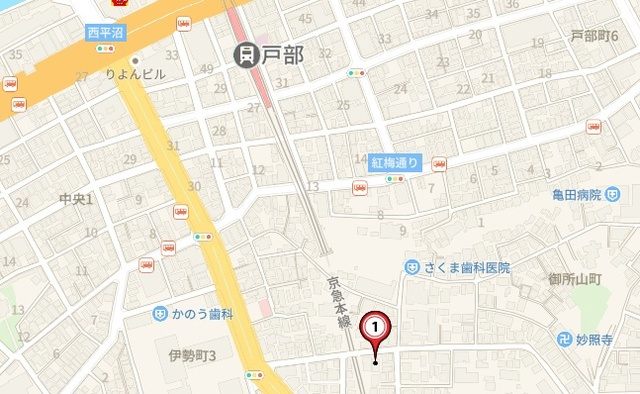 メゾン御所山の地図