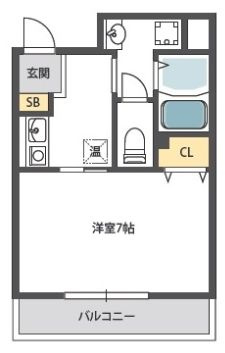 MIYO87天下茶屋の間取り
