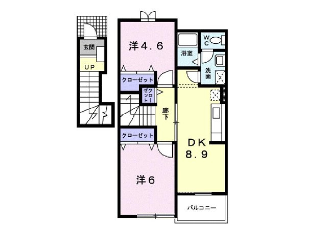 プール・トゥジュールＣの間取り