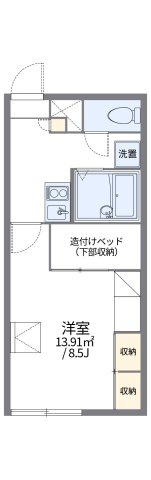 レオパレスサンブリッジⅨの間取り