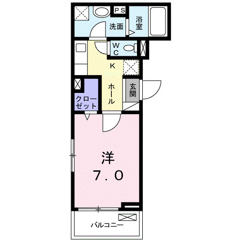 アリュールジャルダンの間取り