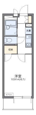 レオパレスＴＡＫＡＯＫＡの間取り