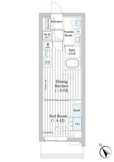 【間取り】 | ライオンズフォーシア築地ステーション