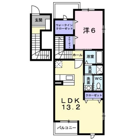 ヴィラ・マーベラス　Ｂの間取り