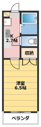 コーポラス医大東の間取り