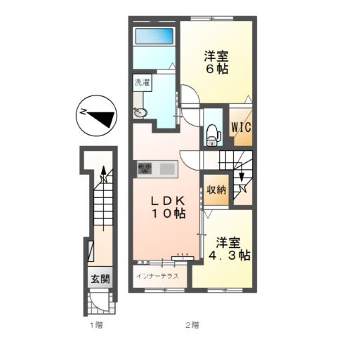 コフレ　O２Qの間取り