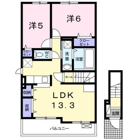 グラーベン沖　Ａの間取り