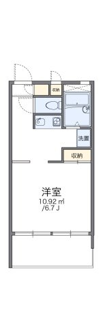 レオパレスグランドゥールⅡの間取り
