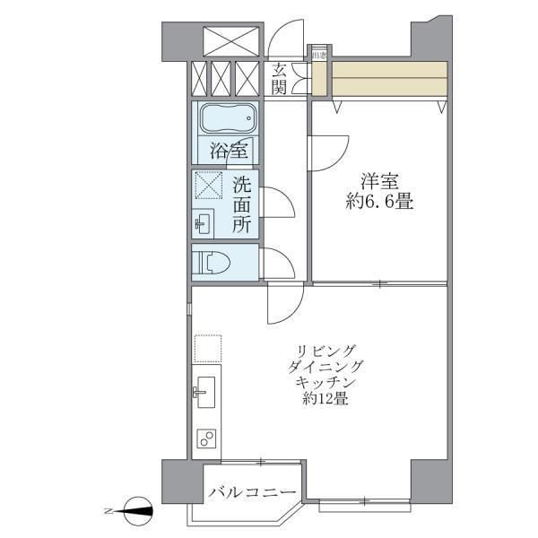 ＴＳ大森ハイムの間取り
