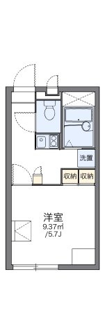 レオパレスＢ　Ｆ　プログレの間取り|代表的な間取のため実際の間取とは異なる場合があります