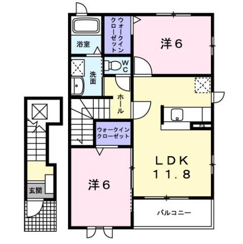 アルモニー中野　Ｂ棟の間取り