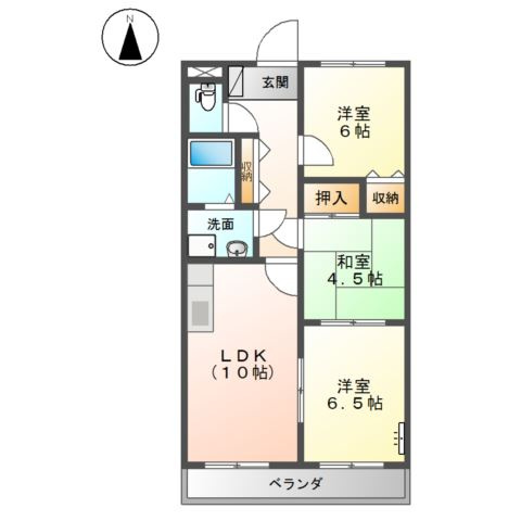 オークハイツの間取り