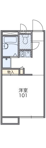 レオパレストトロの間取り|代表的な間取のため実際の間取とは異なる場合があります