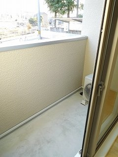 マリーアンジュⅡ　Ｂのバルコニー