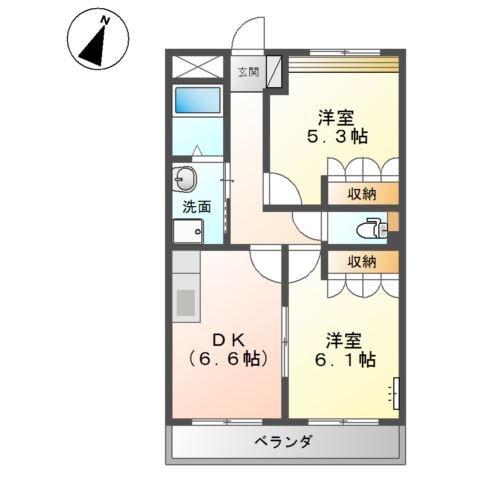 モンシェリーの間取り
