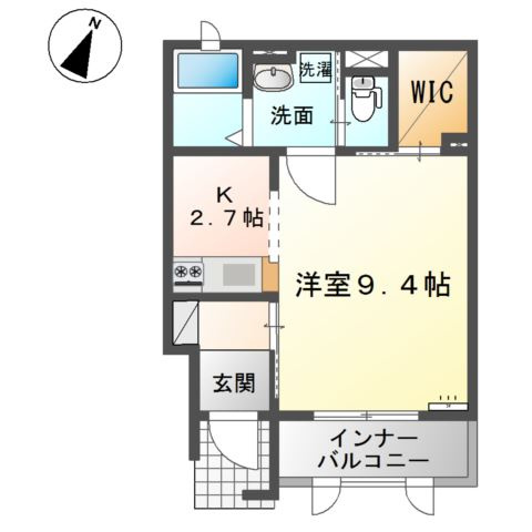 クレールの間取り