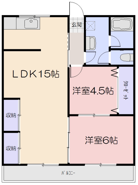 第1真黒ビルの間取り