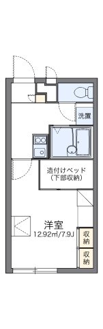 レオパレスＦｌｕｏｒｉｔｅの間取り