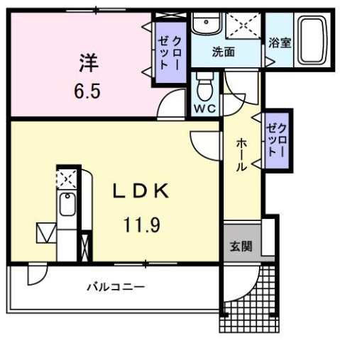 リヴィエールの間取り