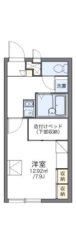 レオパレスアークハイツⅡの間取り