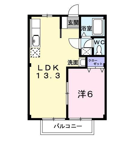 レジデンス藤原の間取り
