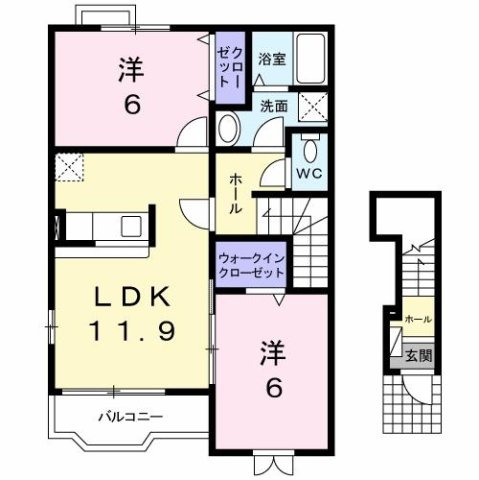 モンブランの間取り