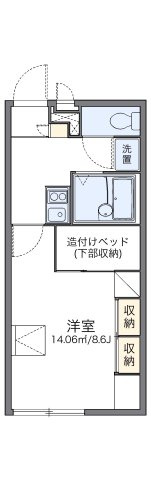 レオパレスルーチェの間取り