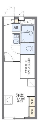 レオパレス光ヒルズの間取り
