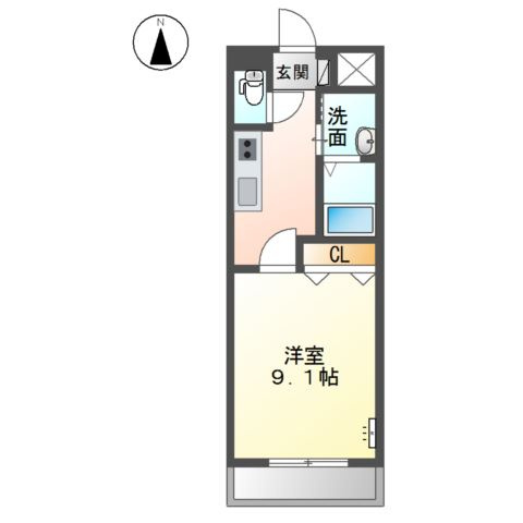 コンフォート池元の間取り